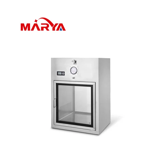 Marya Interlocked Dual-Door Cleanroom Vhp Pass Box with Automated Vaporized H2O2 Sterilization